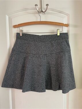 Banana Republic Gray Tweed Circle Skirt
